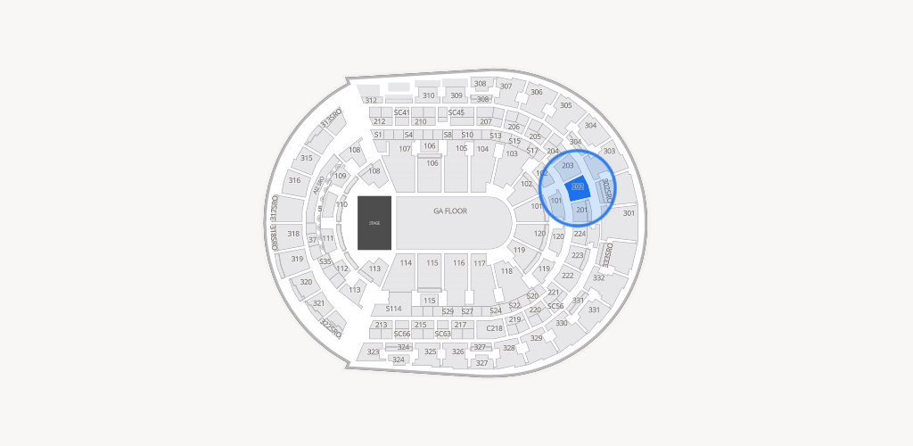 Bridgestone Arena Seating Chart