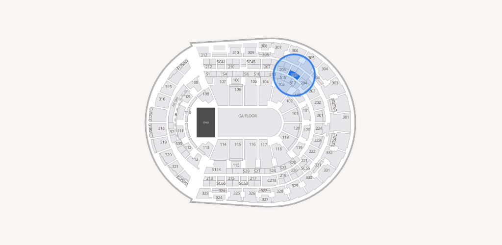 Bridgestone Arena Seating Chart
