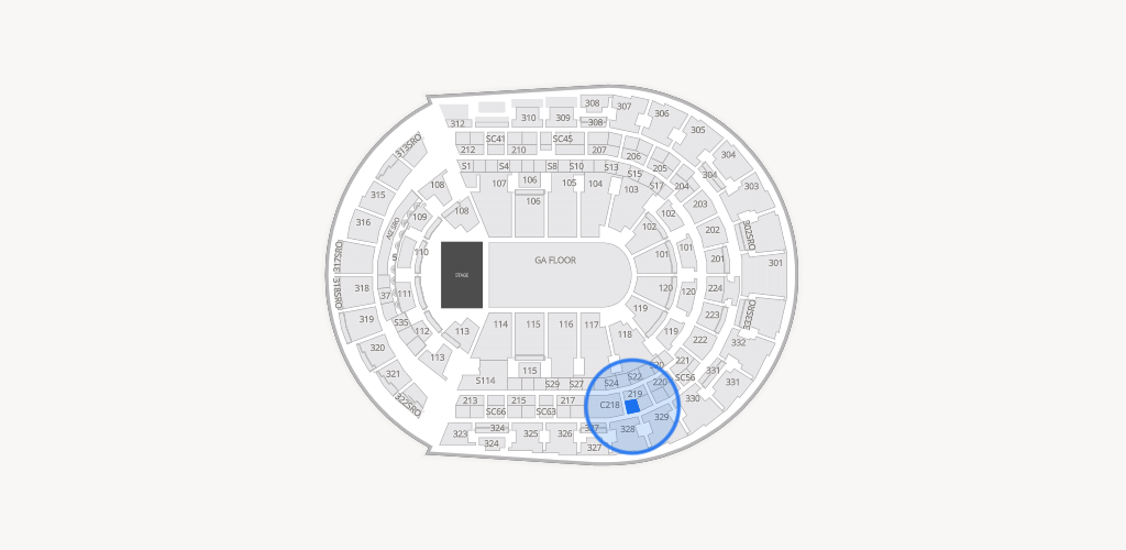 Bridgestone Arena Seating Chart