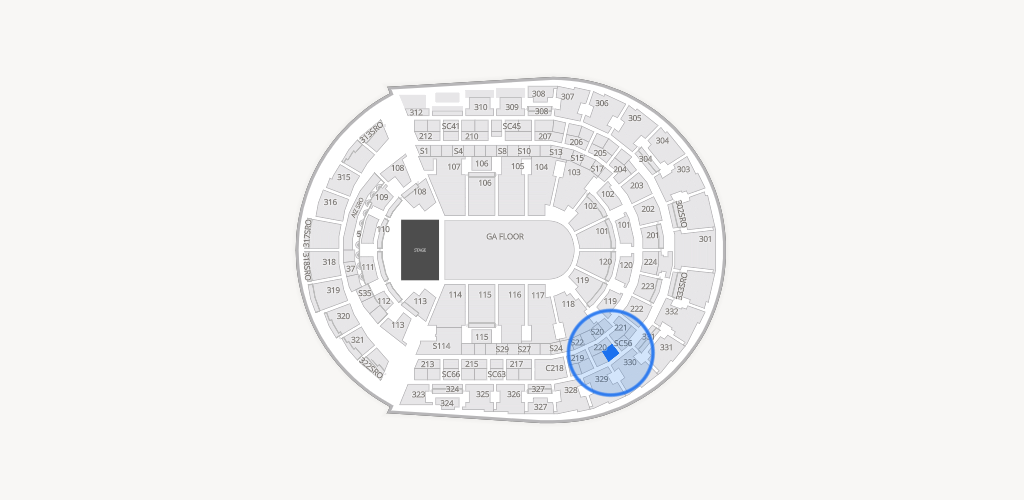 Bridgestone Arena Seating Chart