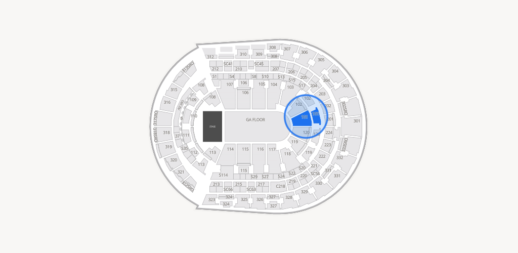 Bridgestone Arena Seating Chart