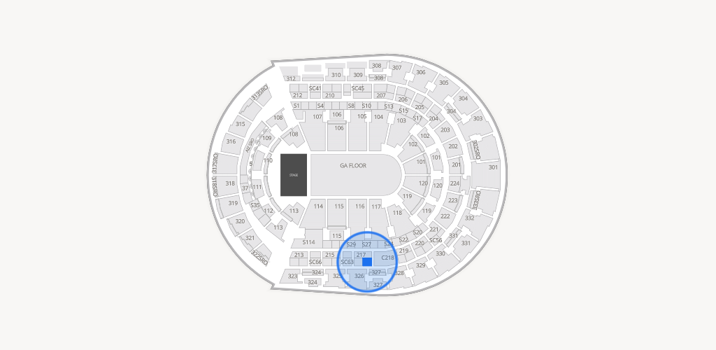 Bridgestone Arena Seating Chart