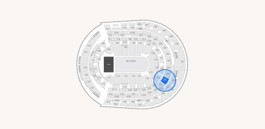 Bridgestone Arena Seating Chart