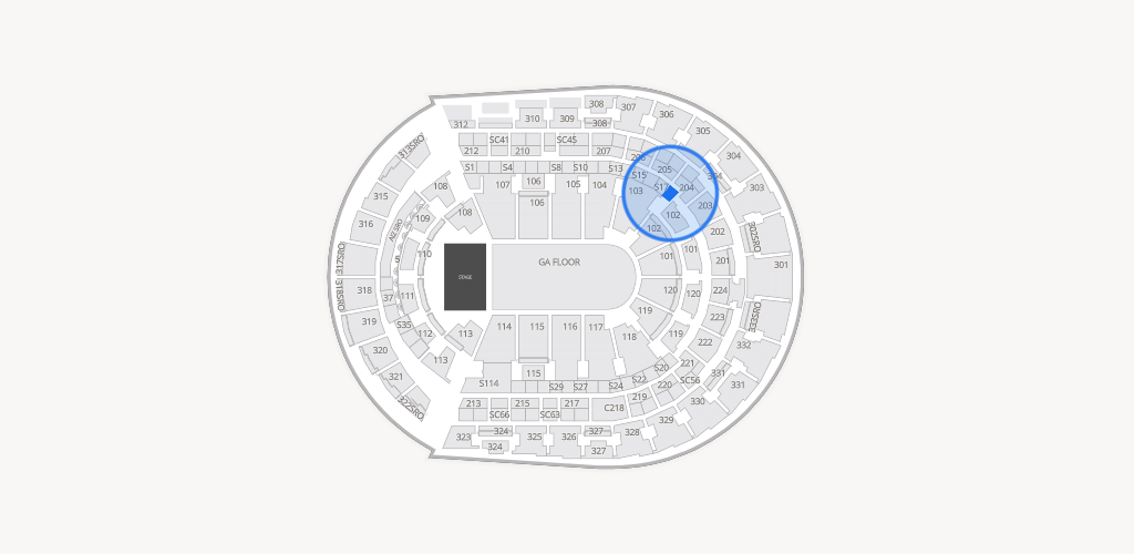 Bridgestone Arena Seating Chart