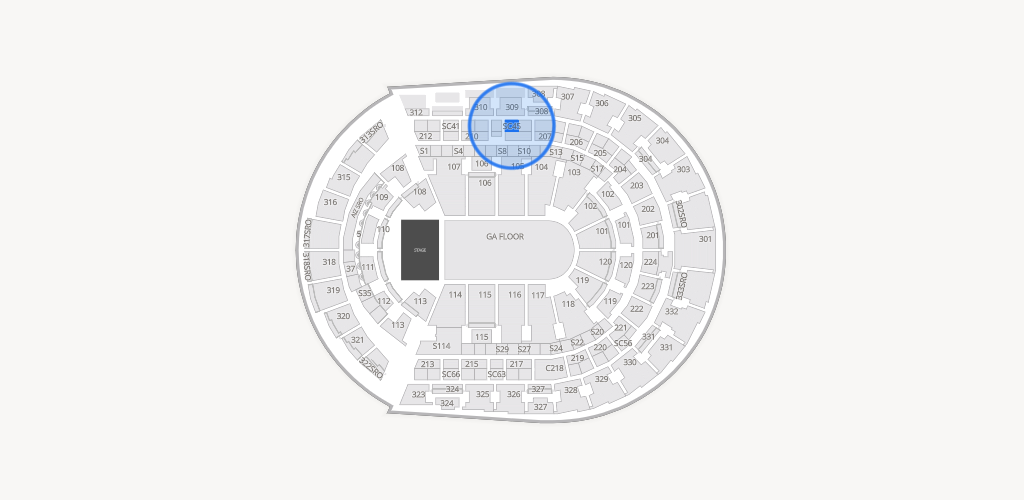 Bridgestone Arena Seating Chart