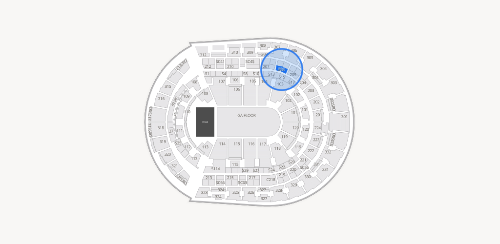 Bridgestone Arena Seating Chart