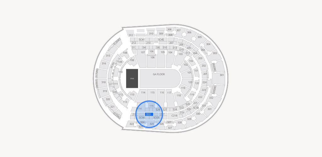 Bridgestone Arena Seating Chart