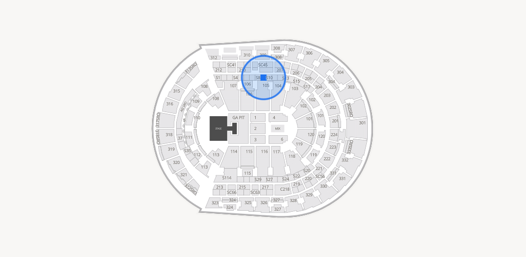Bridgestone Arena Seating Chart