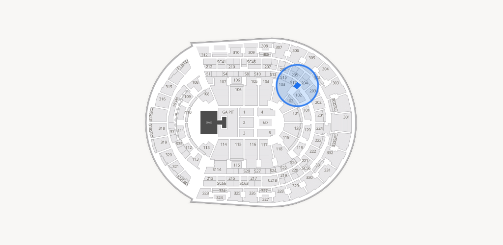 Bridgestone Arena Seating Chart