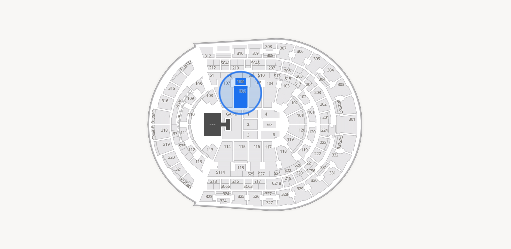 Bridgestone Arena Seating Chart
