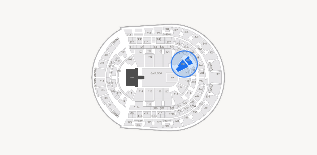 Bridgestone Arena Seating Chart
