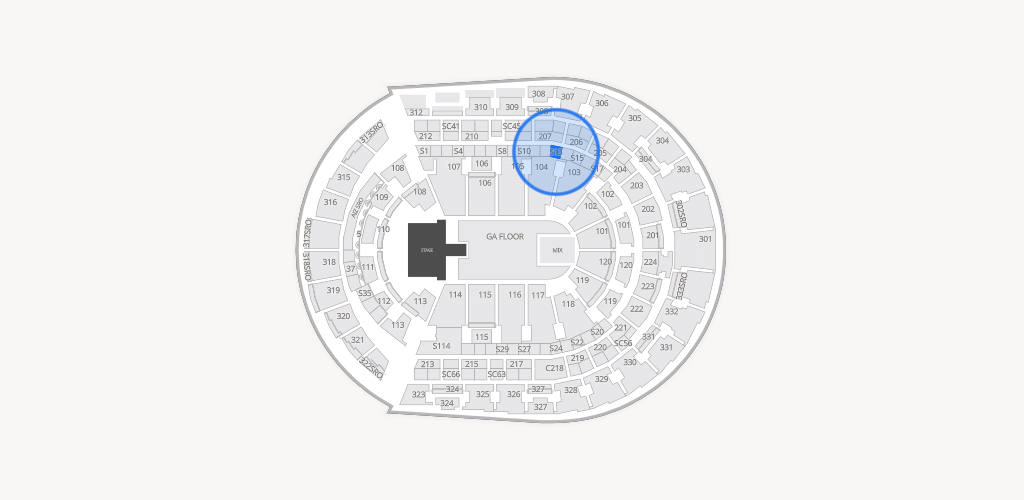 Bridgestone Arena Seating Chart