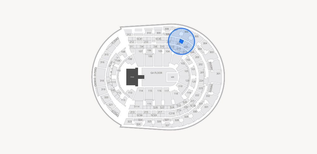 Bridgestone Arena Seating Chart
