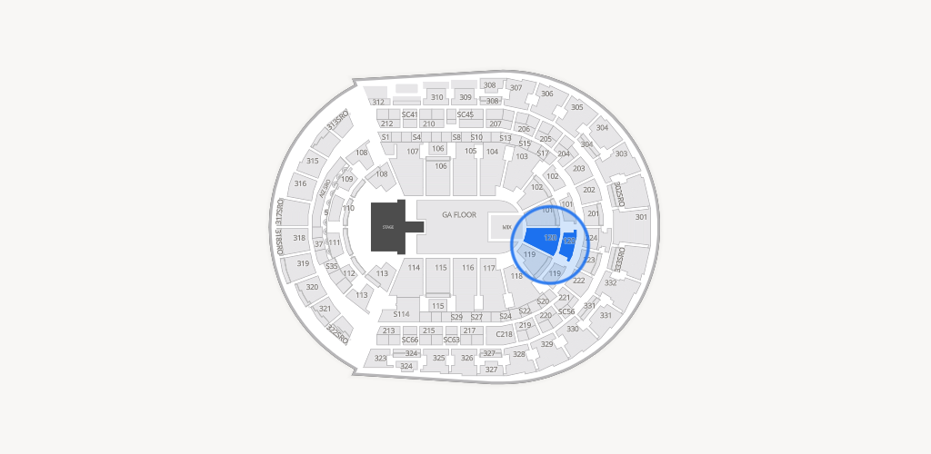 Bridgestone Arena Seating Chart