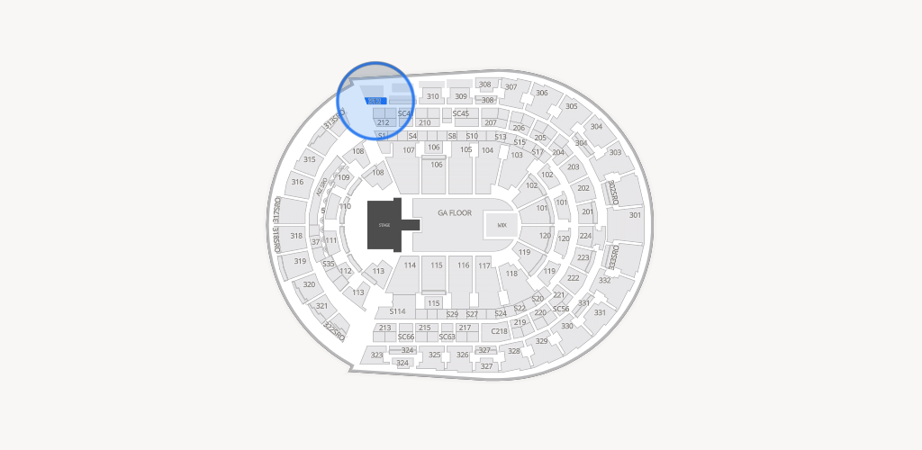 Bridgestone Arena Seating Chart