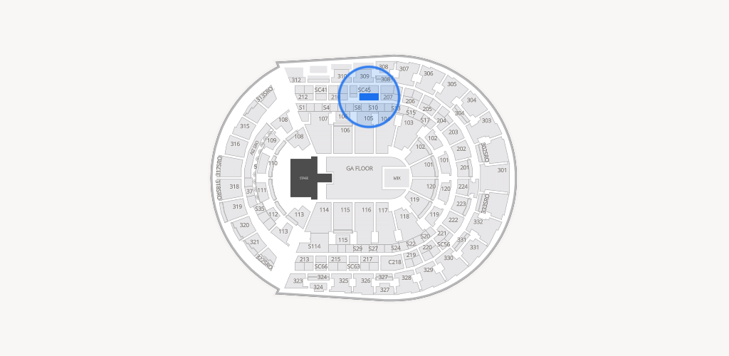 Bridgestone Arena Seating Chart