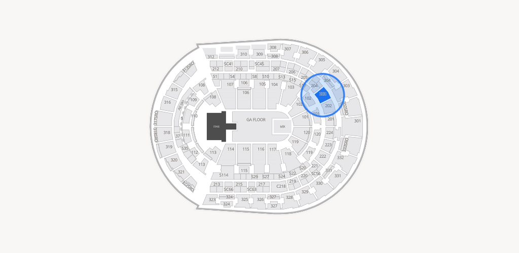 Bridgestone Arena Seating Chart