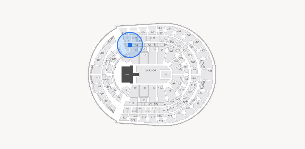 Bridgestone Arena Seating Chart