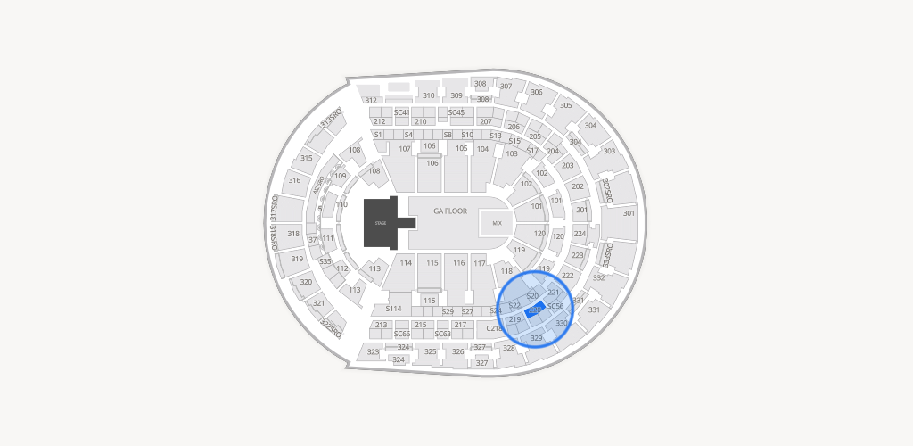 Bridgestone Arena Seating Chart