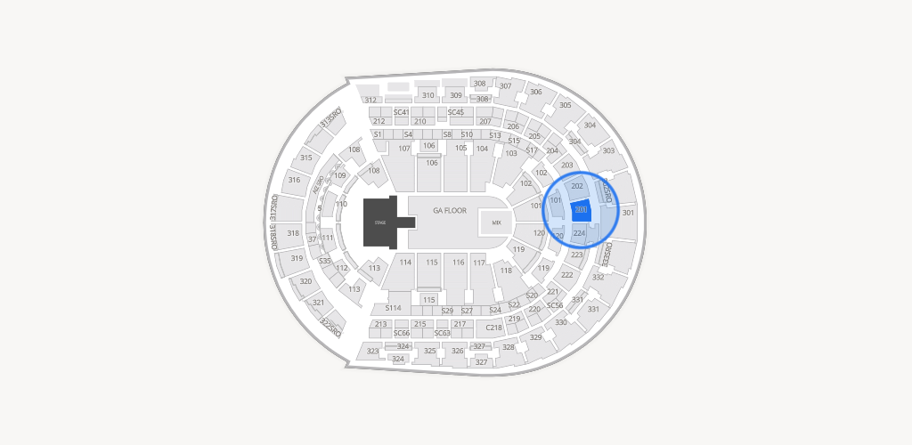 Bridgestone Arena Seating Chart