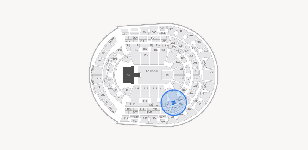 Bridgestone Arena Seating Chart