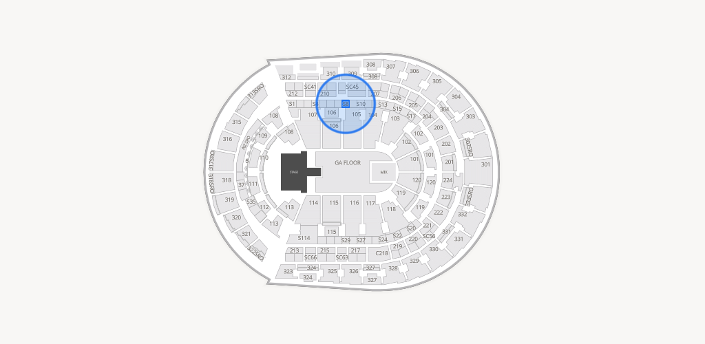 Bridgestone Arena Seating Chart
