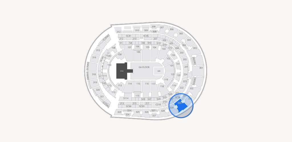 Bridgestone Arena Seating Chart