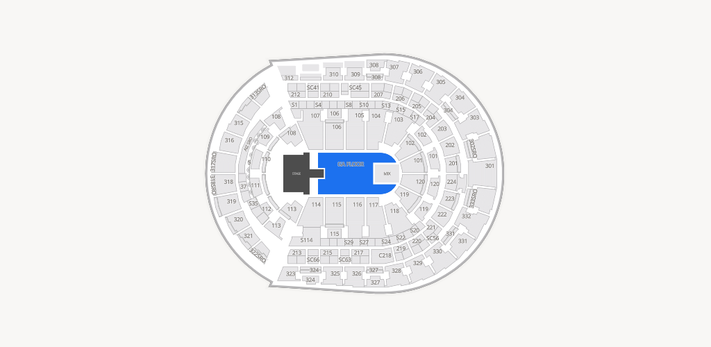 Bridgestone Arena Seating Chart
