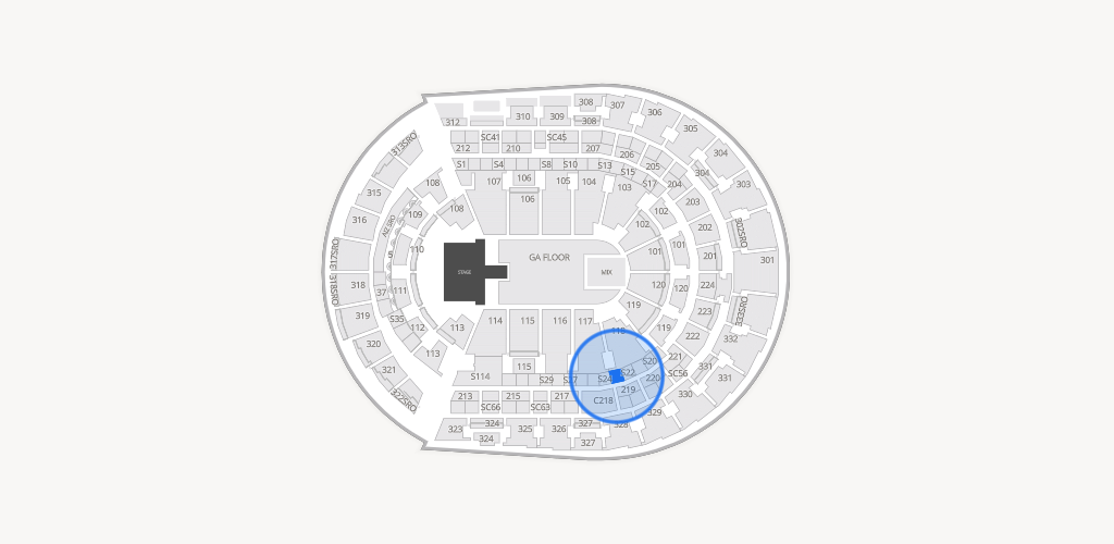 Bridgestone Arena Seating Chart
