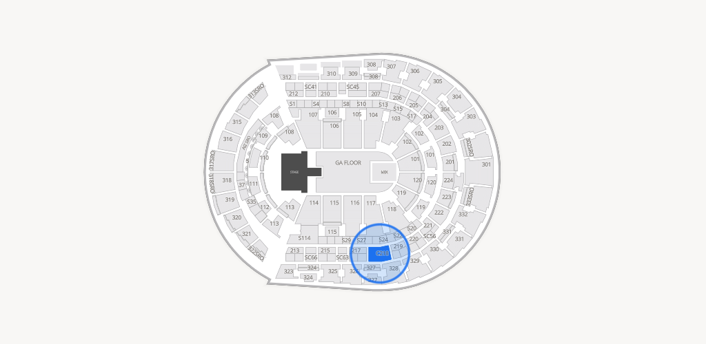Bridgestone Arena Seating Chart