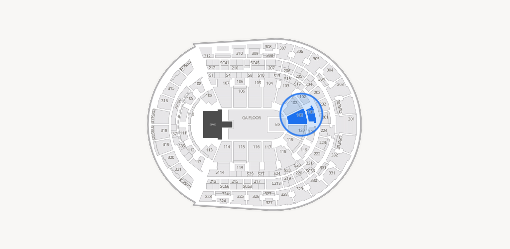 Bridgestone Arena Seating Chart