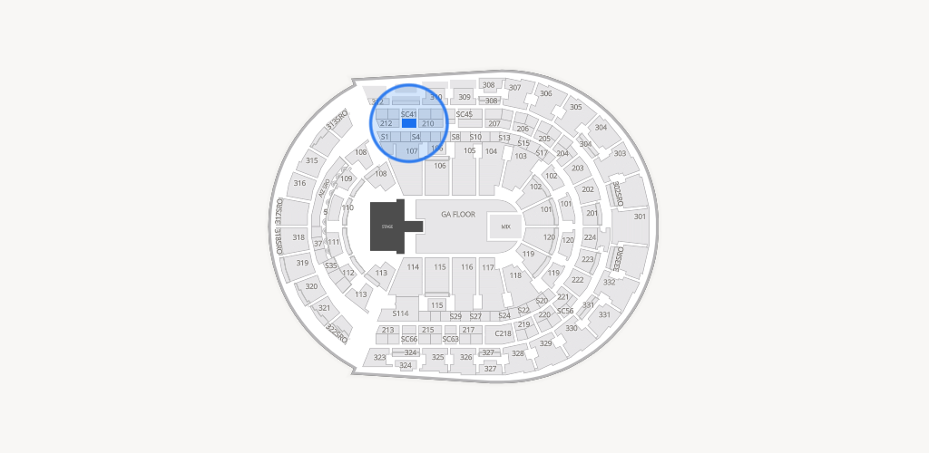 Bridgestone Arena Seating Chart