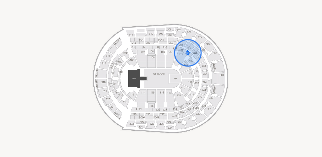 Bridgestone Arena Seating Chart