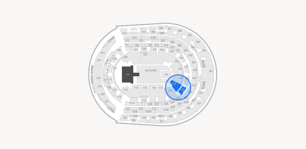 Bridgestone Arena Seating Chart
