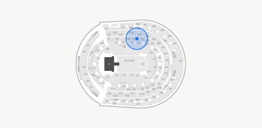 Bridgestone Arena Seating Chart