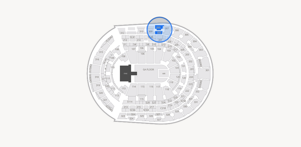 Bridgestone Arena Seating Chart