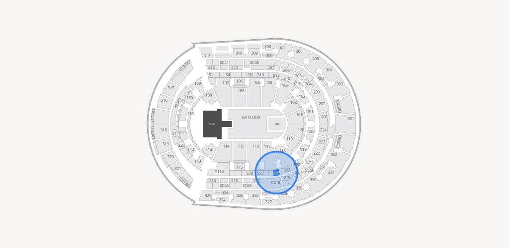 Bridgestone Arena Seating Chart
