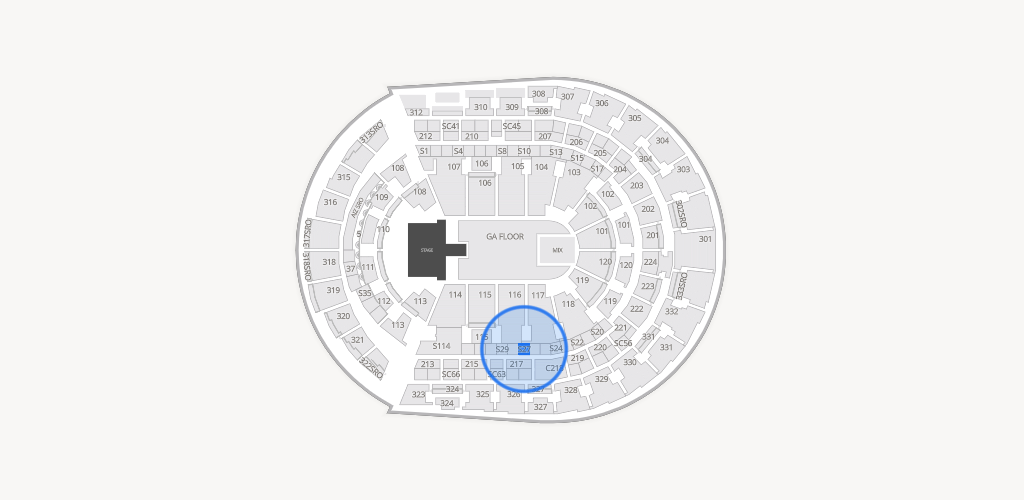 Bridgestone Arena Seating Chart