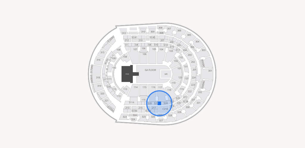 Bridgestone Arena Seating Chart