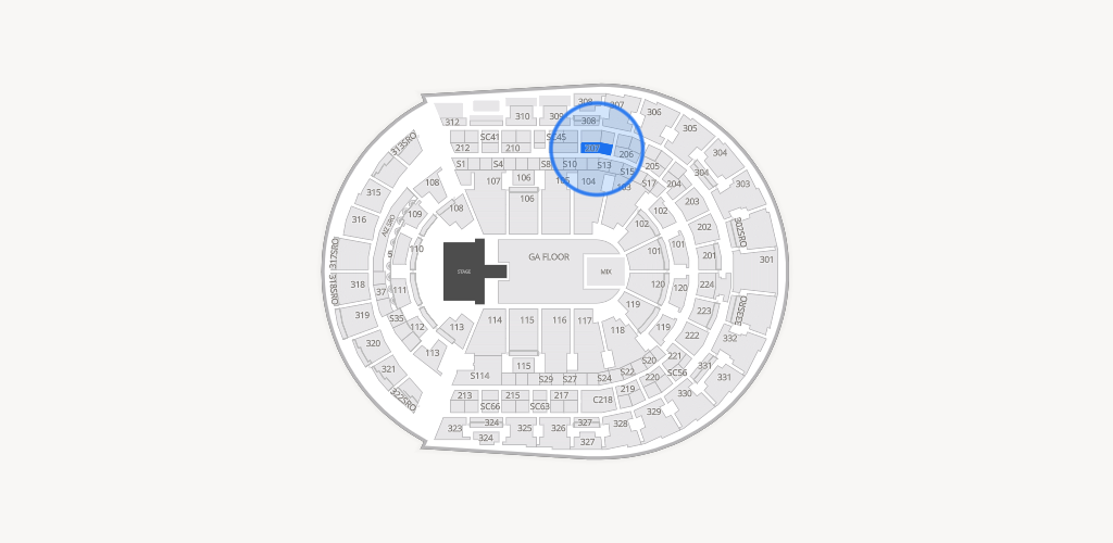 Bridgestone Arena Seating Chart