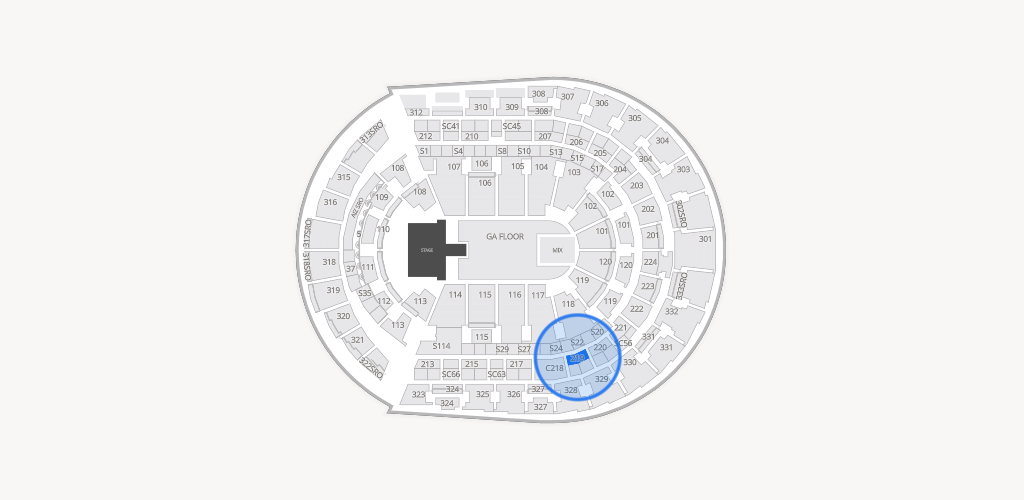 Bridgestone Arena Seating Chart