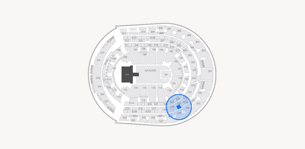 Bridgestone Arena Seating Chart