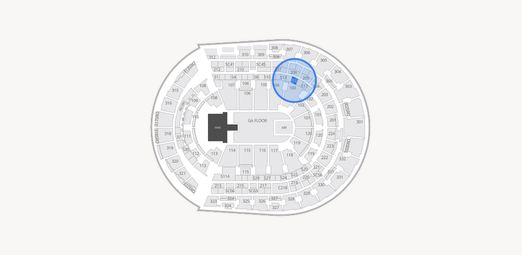 Bridgestone Arena Seating Chart