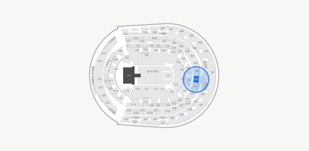 Bridgestone Arena Seating Chart