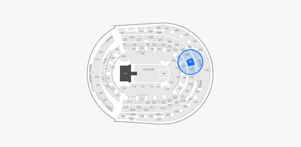 Bridgestone Arena Seating Chart