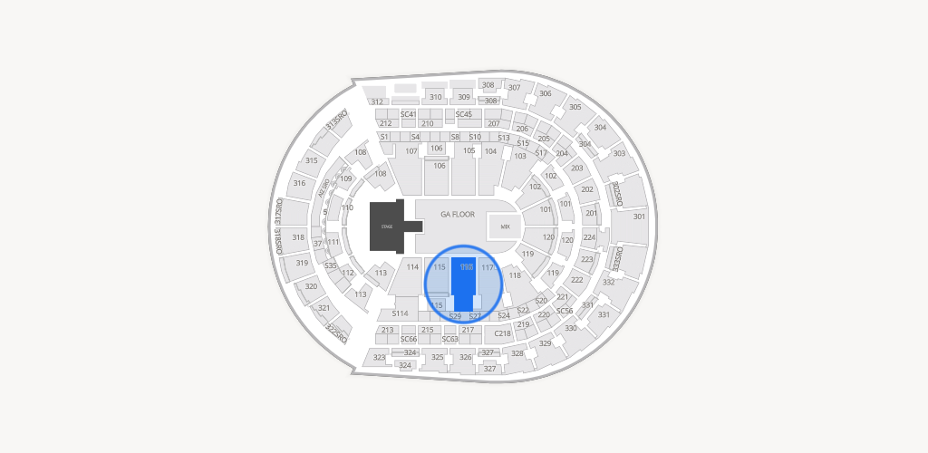 Bridgestone Arena Seating Chart
