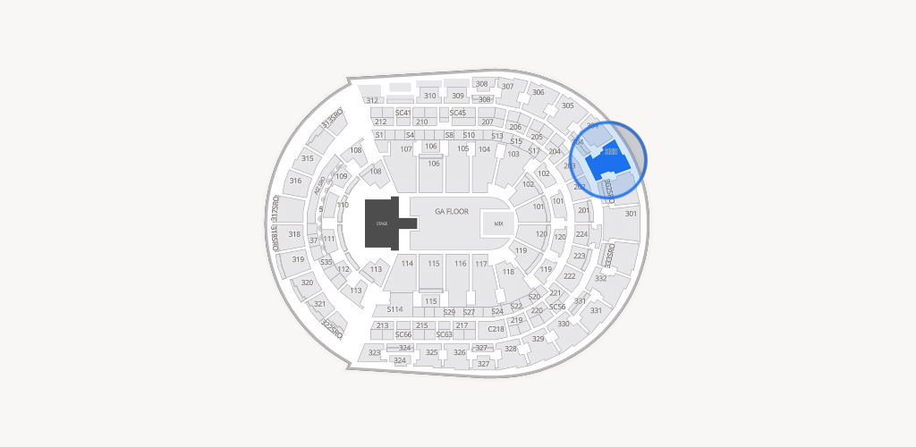Bridgestone Arena Seating Chart