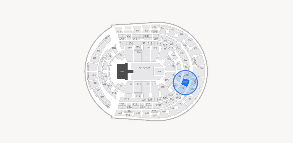 Bridgestone Arena Seating Chart