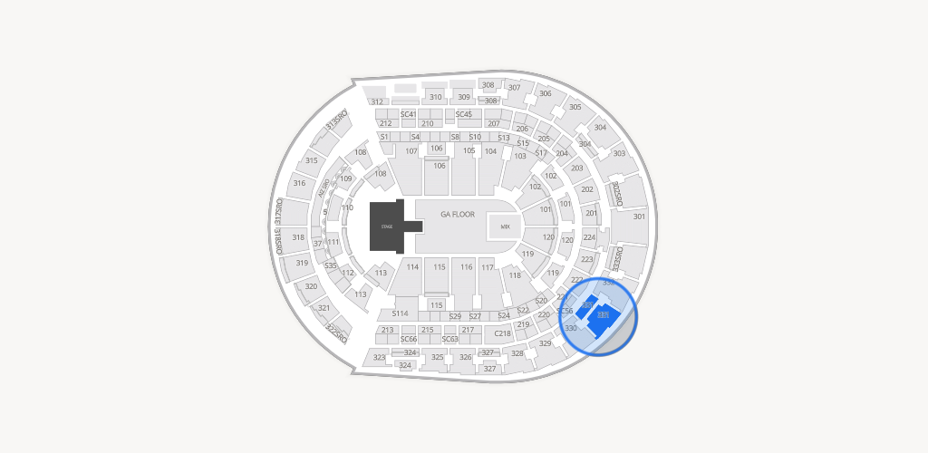 Bridgestone Arena Seating Chart