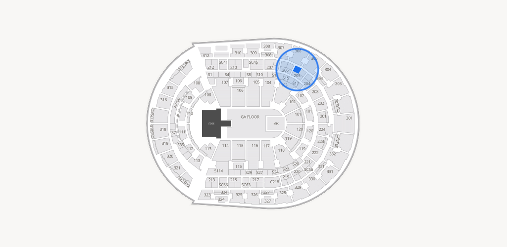 Bridgestone Arena Seating Chart